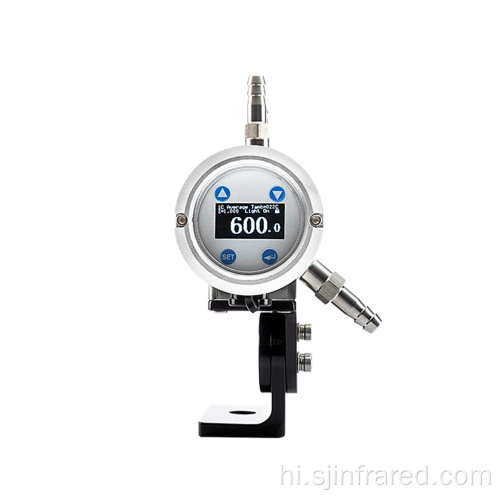 डिजिटल लेजर पाइरोमीटर गन फिक्स्ड 600-1600 ℃